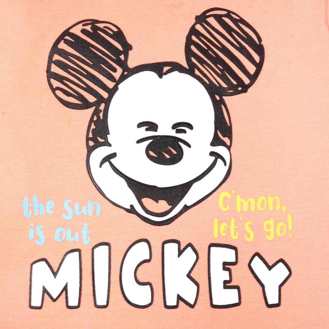 Infant Boys Cotton 2Pcs Suit Character - Pink