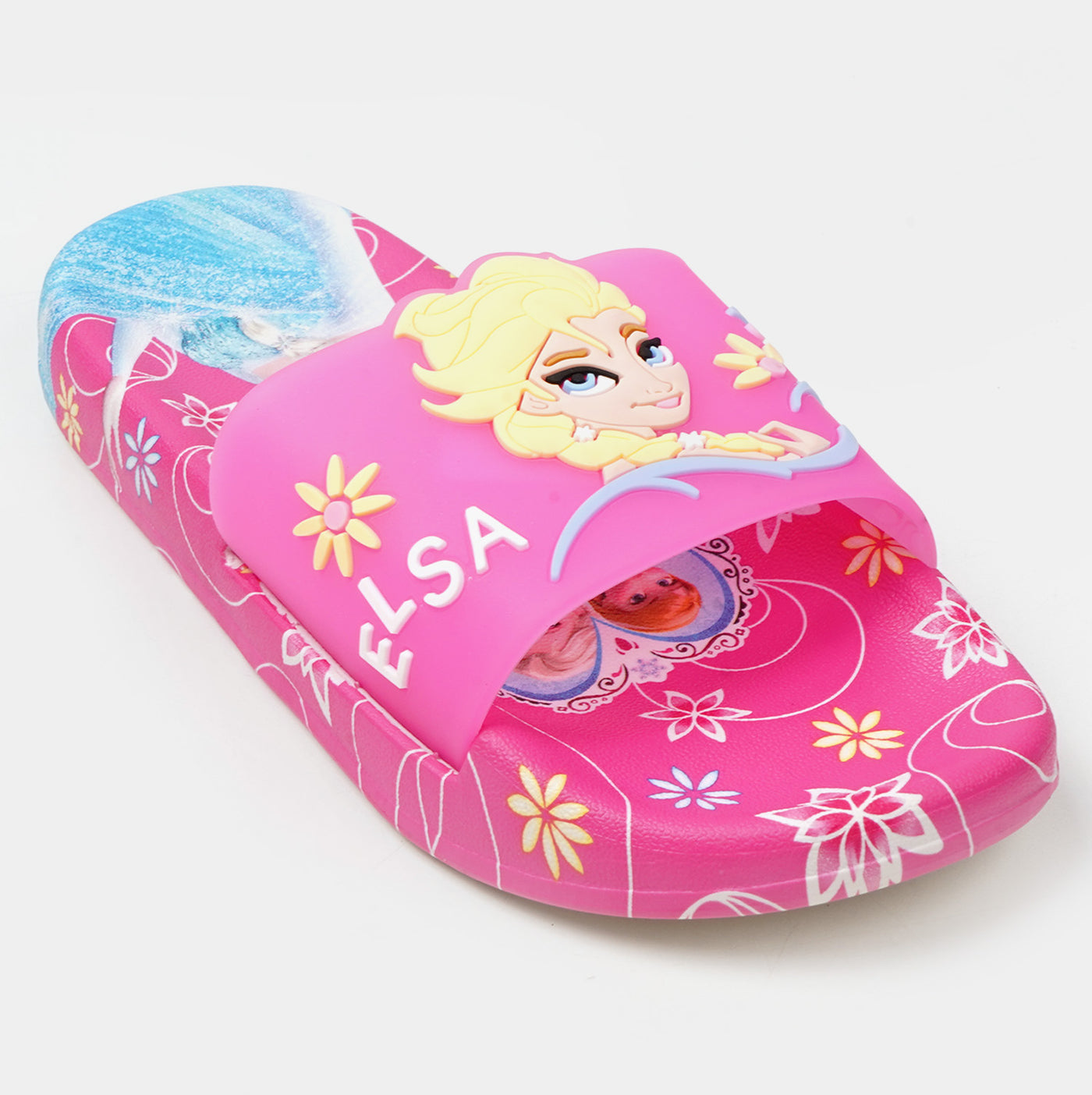 Girls Character Slipper - Hot Pink