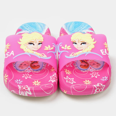 Girls Character Slipper - Hot Pink