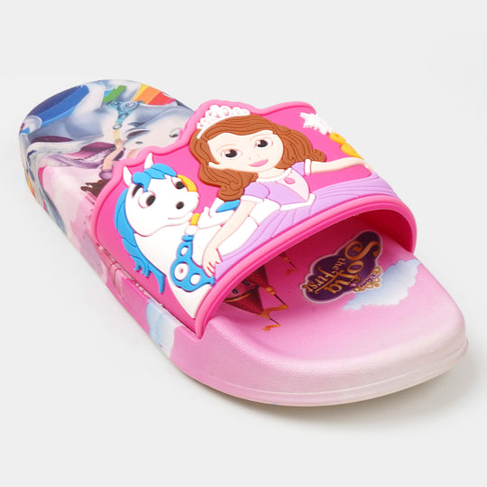 Girls Character Slipper - Pink