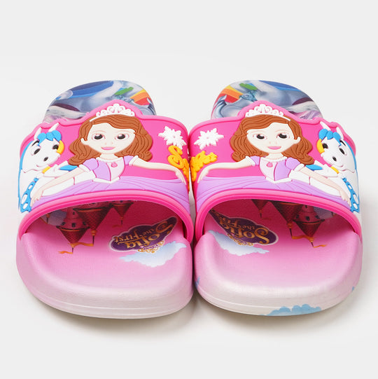 Girls Character Slipper - Pink