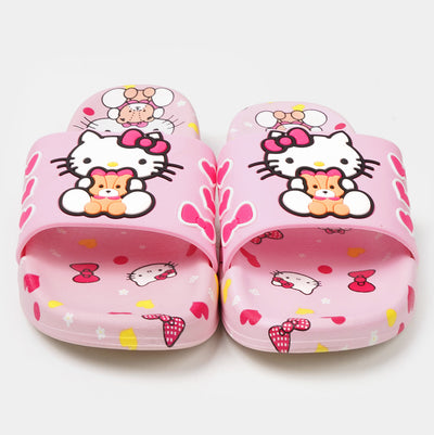 Girls Character Slipper - Light Pink