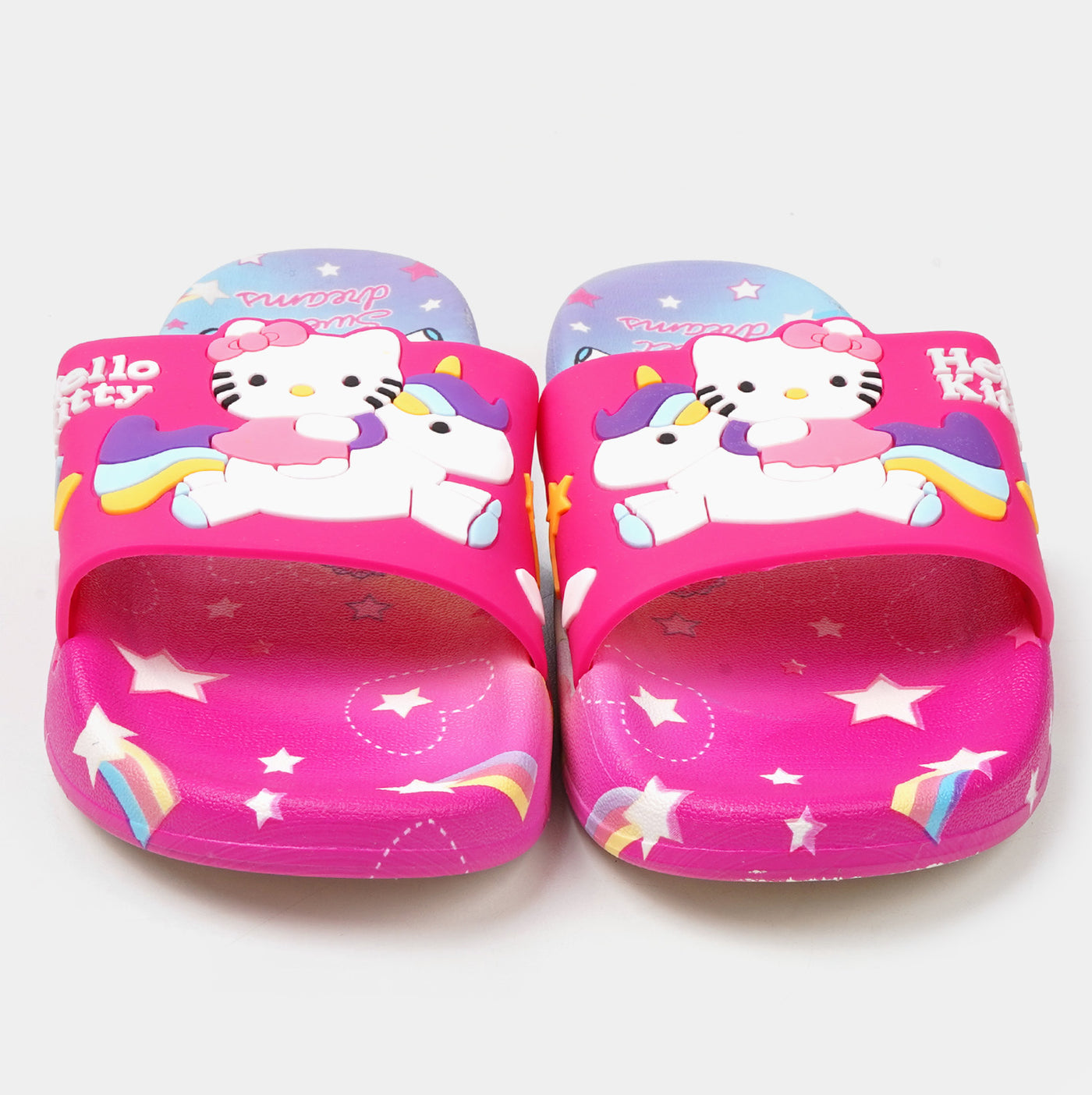 Girls Character Slipper - Hot pink