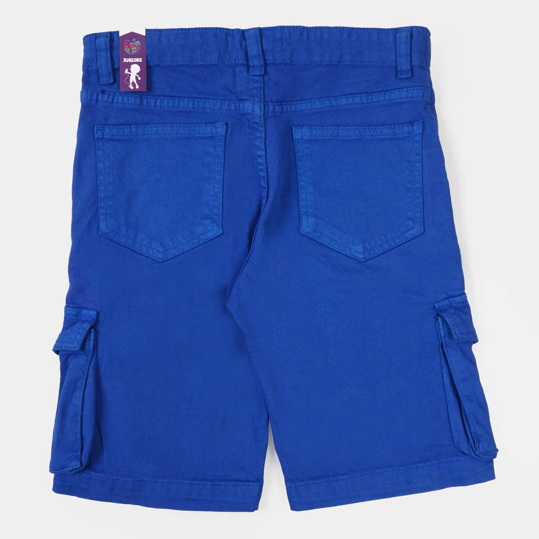 Boys Cotton Short Upside Down - Blue