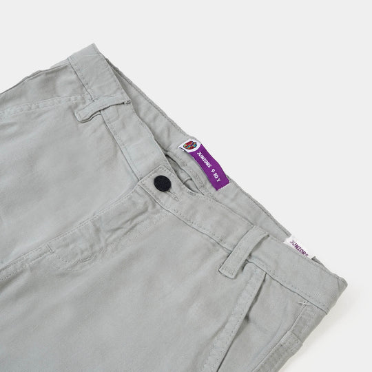 Boys Cotton Short Feel The Vibe - GREY