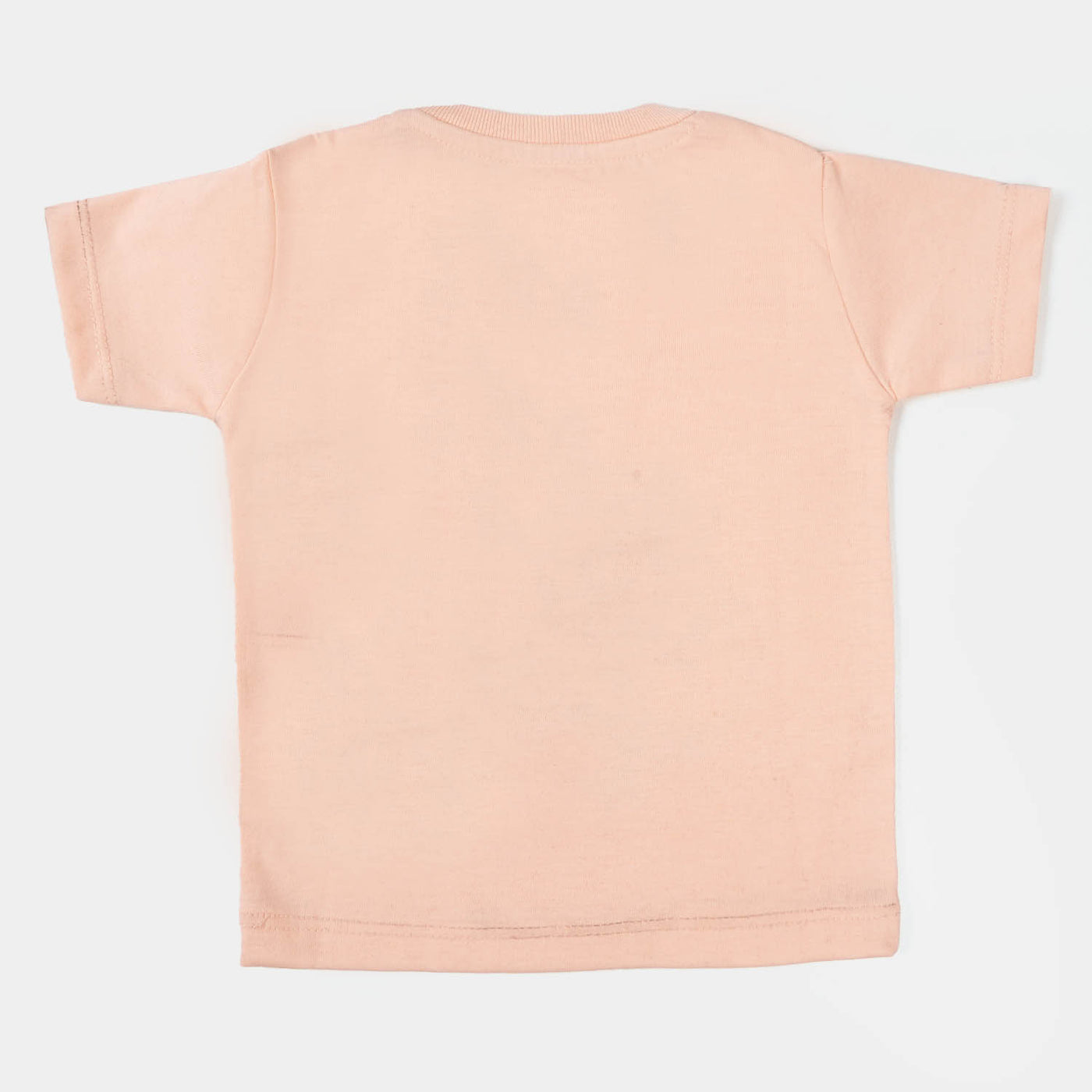 Infant Girls Knitted Night Suit  - Peach
