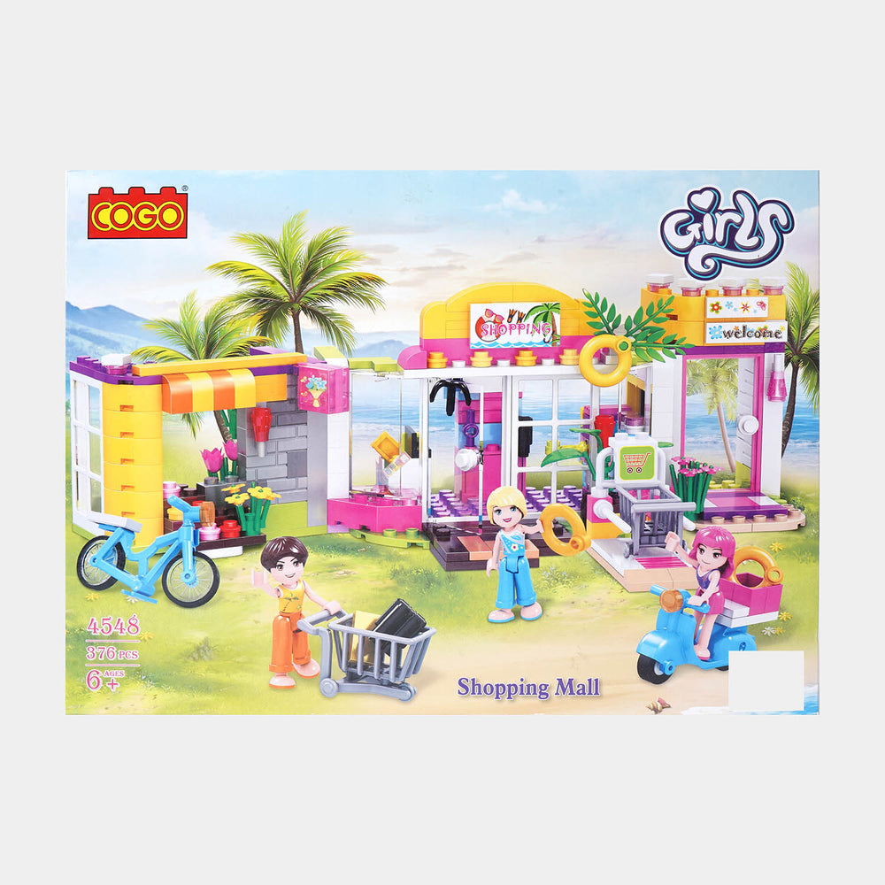 Shopping Mall Building Blocks Set For Kids | 376PCS