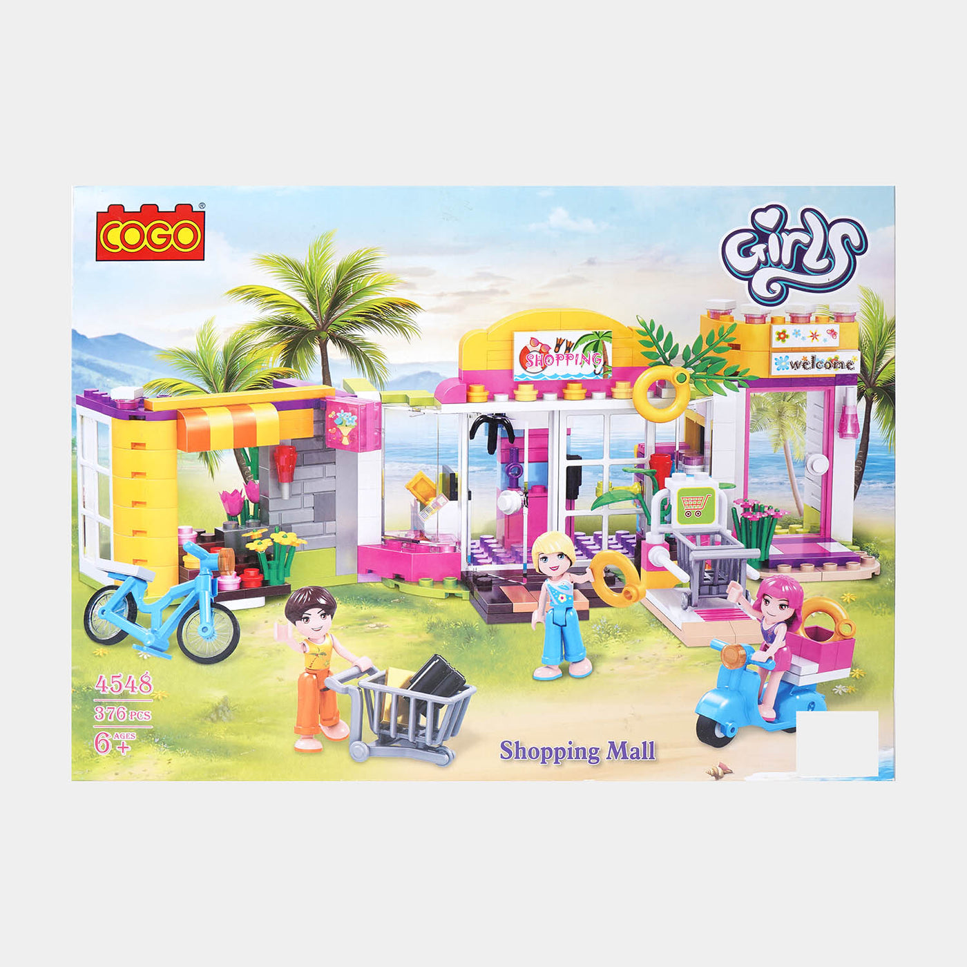 Shopping Mall Building Blocks Set For Kids | 376PCS