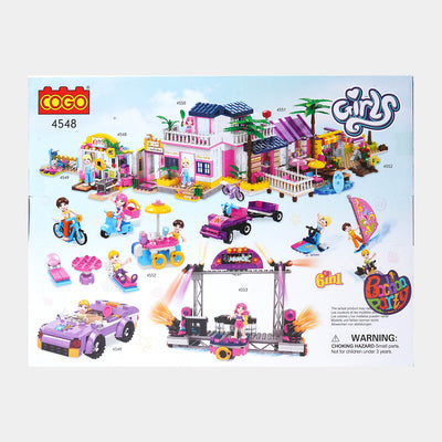 Shopping Mall Building Blocks Set For Kids | 376PCS