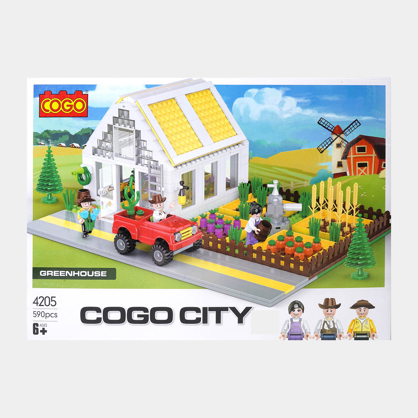 Greenhouse Building Block Set For Kids