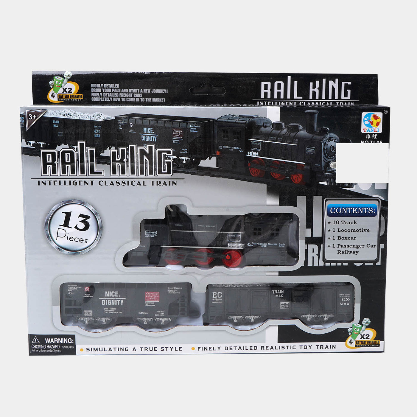 Rail King Train Track For Kids