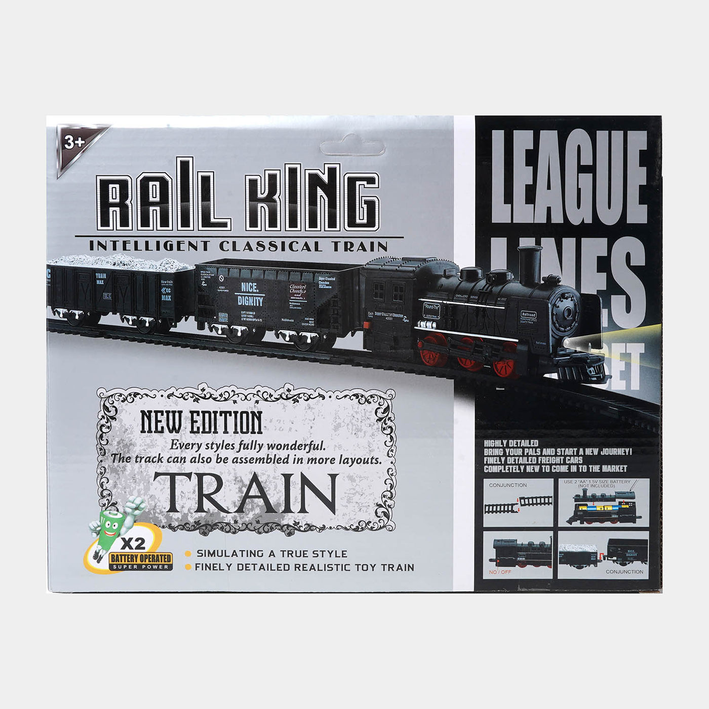 Rail King Train Track For Kids