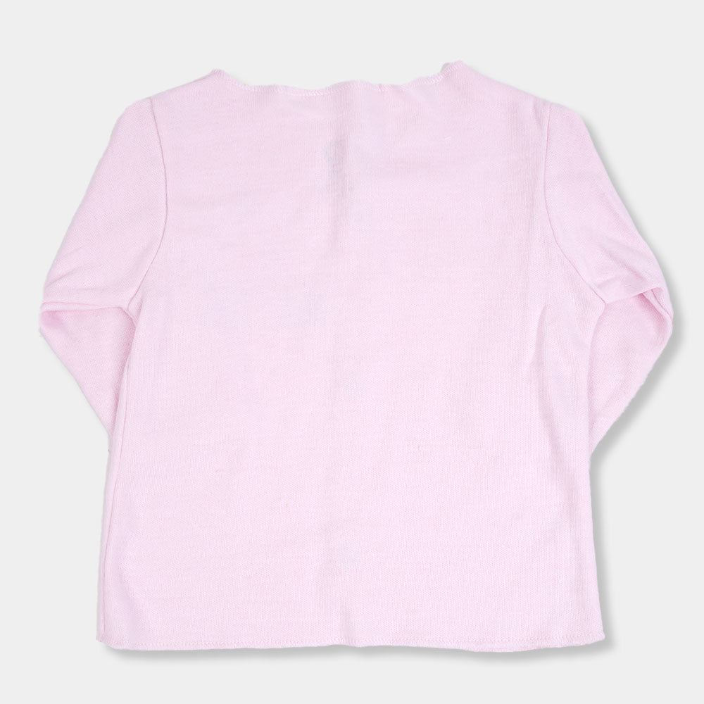 Infant Girls Waist 2 Pcs Set E-C - Pink/White