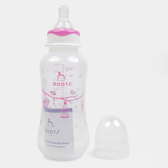 Roots Anti-Colic Feeder Bottle Normal Neck 300ml - Pink