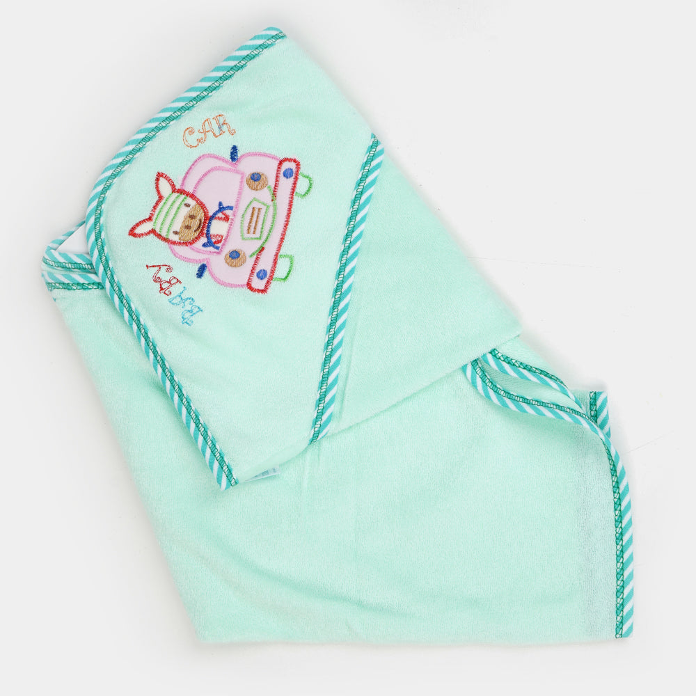 Thai Baby Car Bath Towel - Green