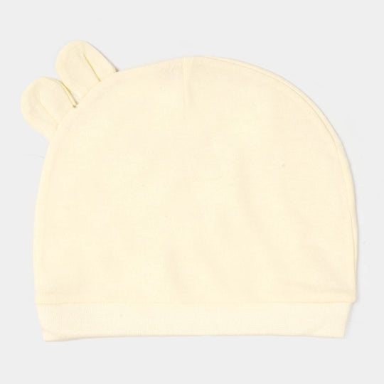 Baby Cap Elephant 6M+ | Cream