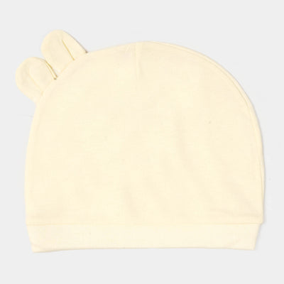 Baby Cap Elephant 6M+ | Cream