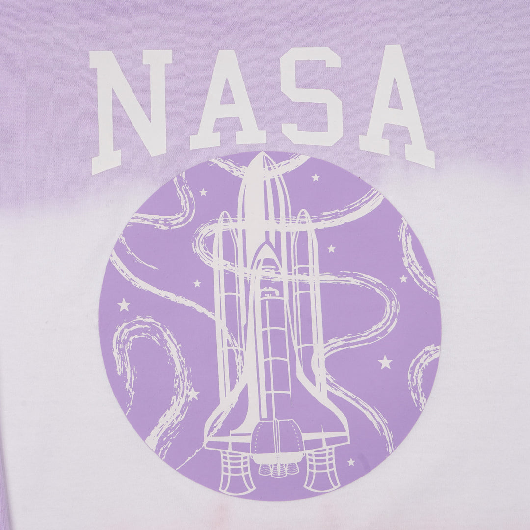Girls T-Shirt F/S Nasa Swirl - B. White