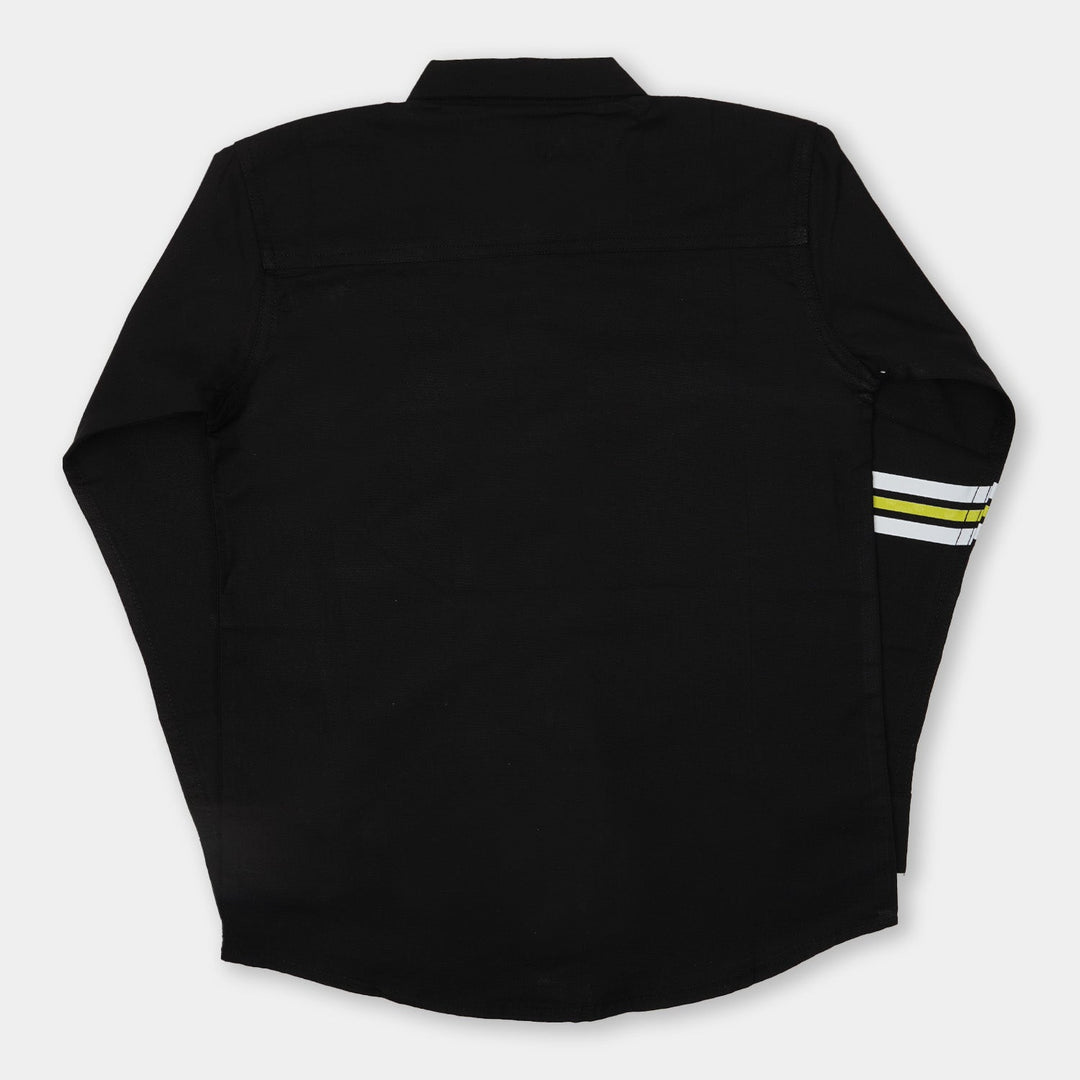 Boys Casual Shirt Power Through - BLACK