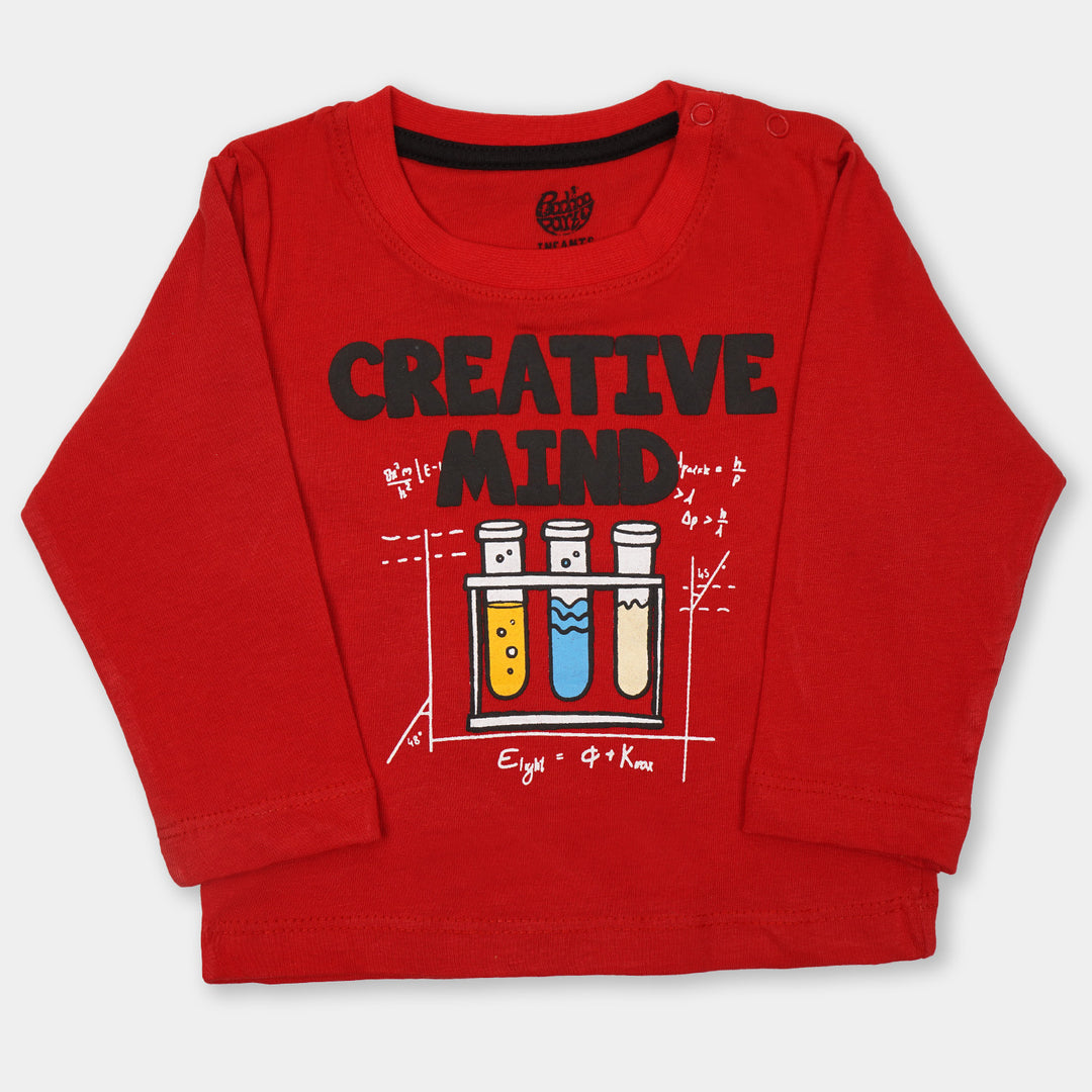 Infant Boys T-Shirt Creative Mind - Aura Orang