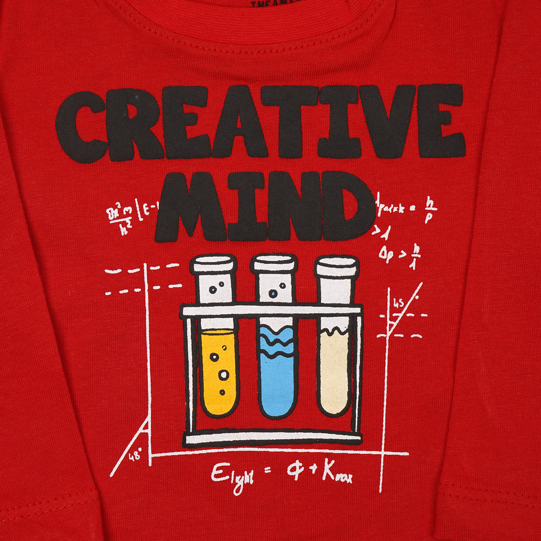 Infant Boys T-Shirt Creative Mind - Aura Orang