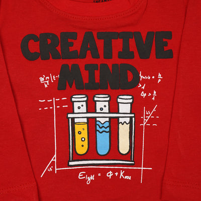 Infant Boys T-Shirt Creative Mind - Aura Orang