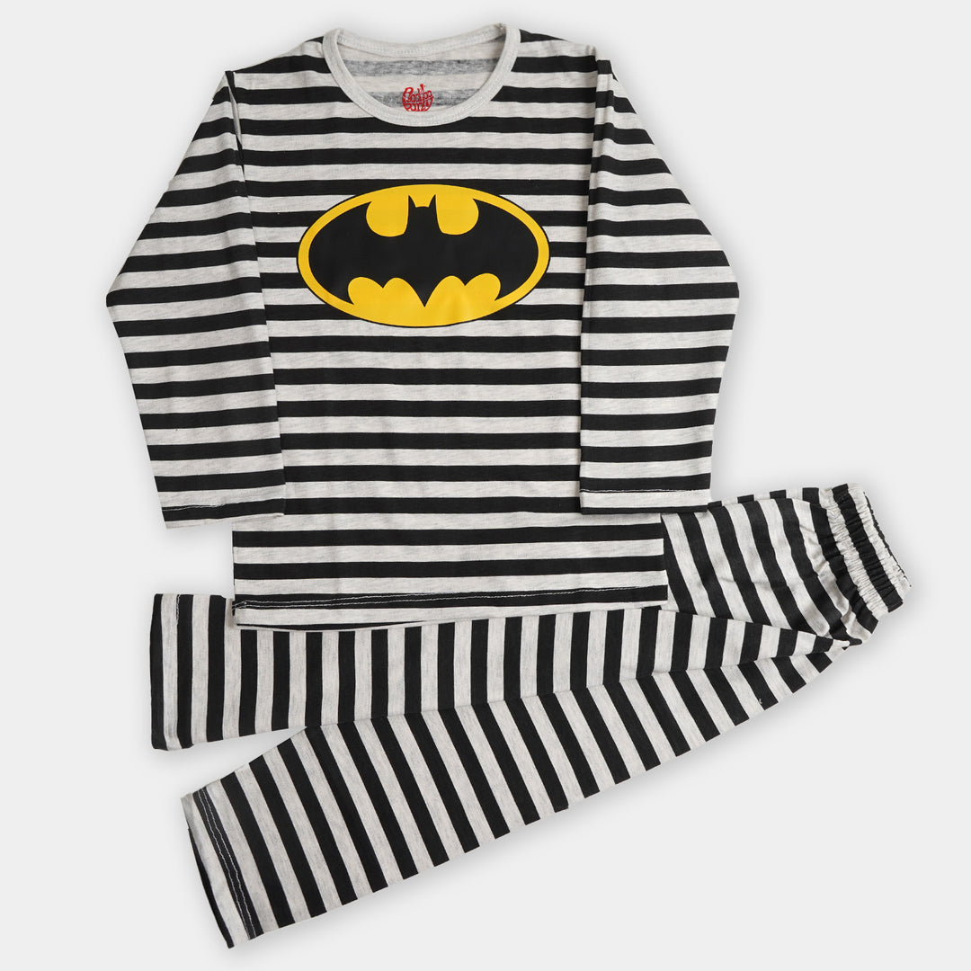 Boys Knitted Night Wear Character- Black / White