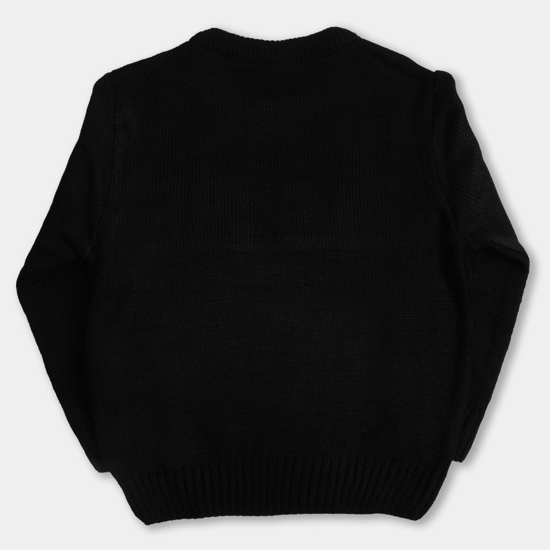 Girls Sweater Tag Me - BLACK