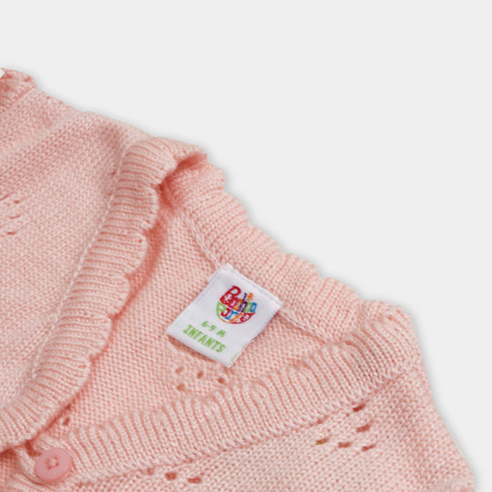 Infant Girls Shrug - Pink