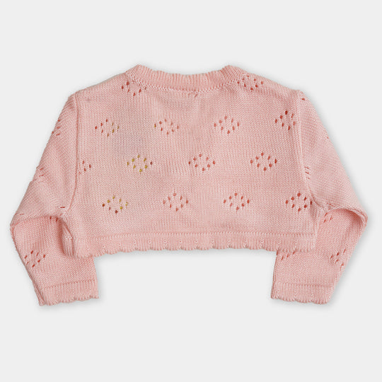 Infant Girls Shrug - Pink