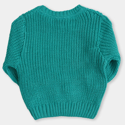 Infant Girls Sweater Rainbow - S.Green