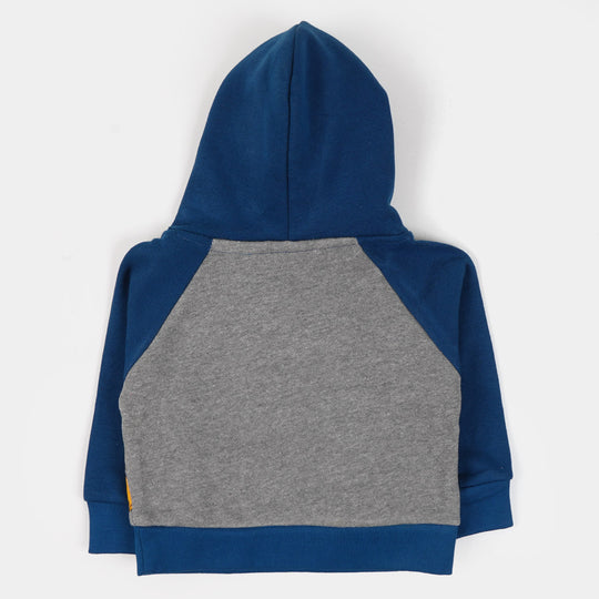 Infant Boys Knitted Suit Ready To Shoot - Grey&Navy