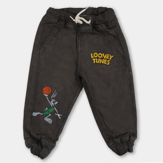 Infant Boys Pant Denim Basket Ball - GREY
