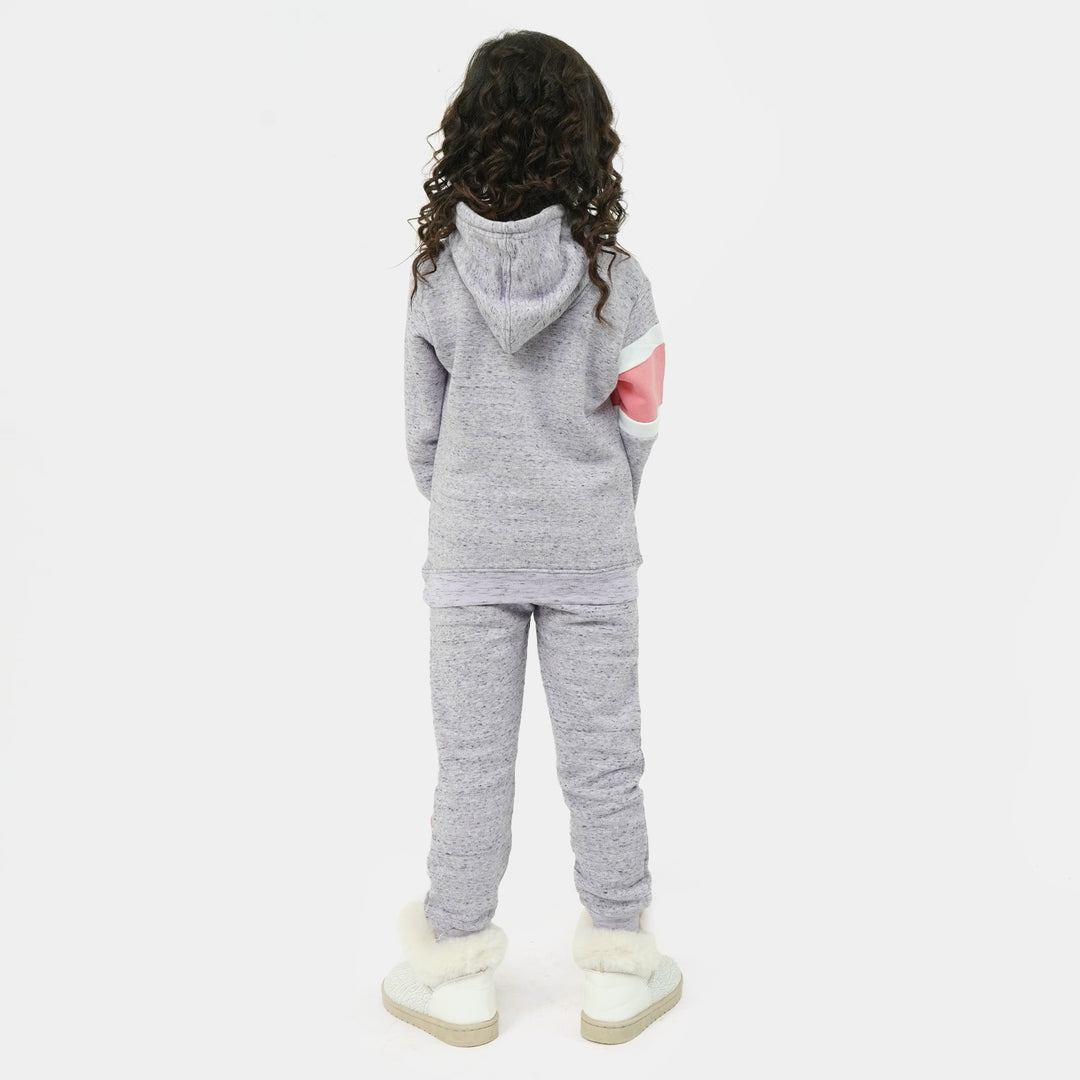 Girls 2 Pcs Suit Never Stop - GREY