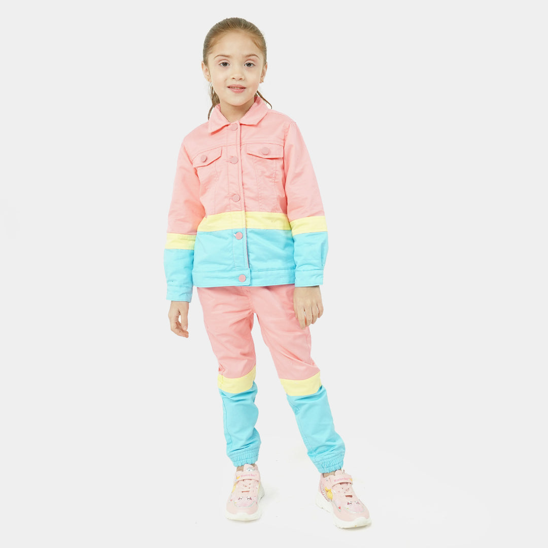 Girls 2 Pcs Suit Island Paradise - Multi