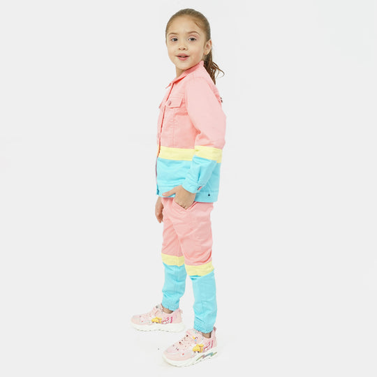 Girls 2 Pcs Suit Island Paradise - Multi