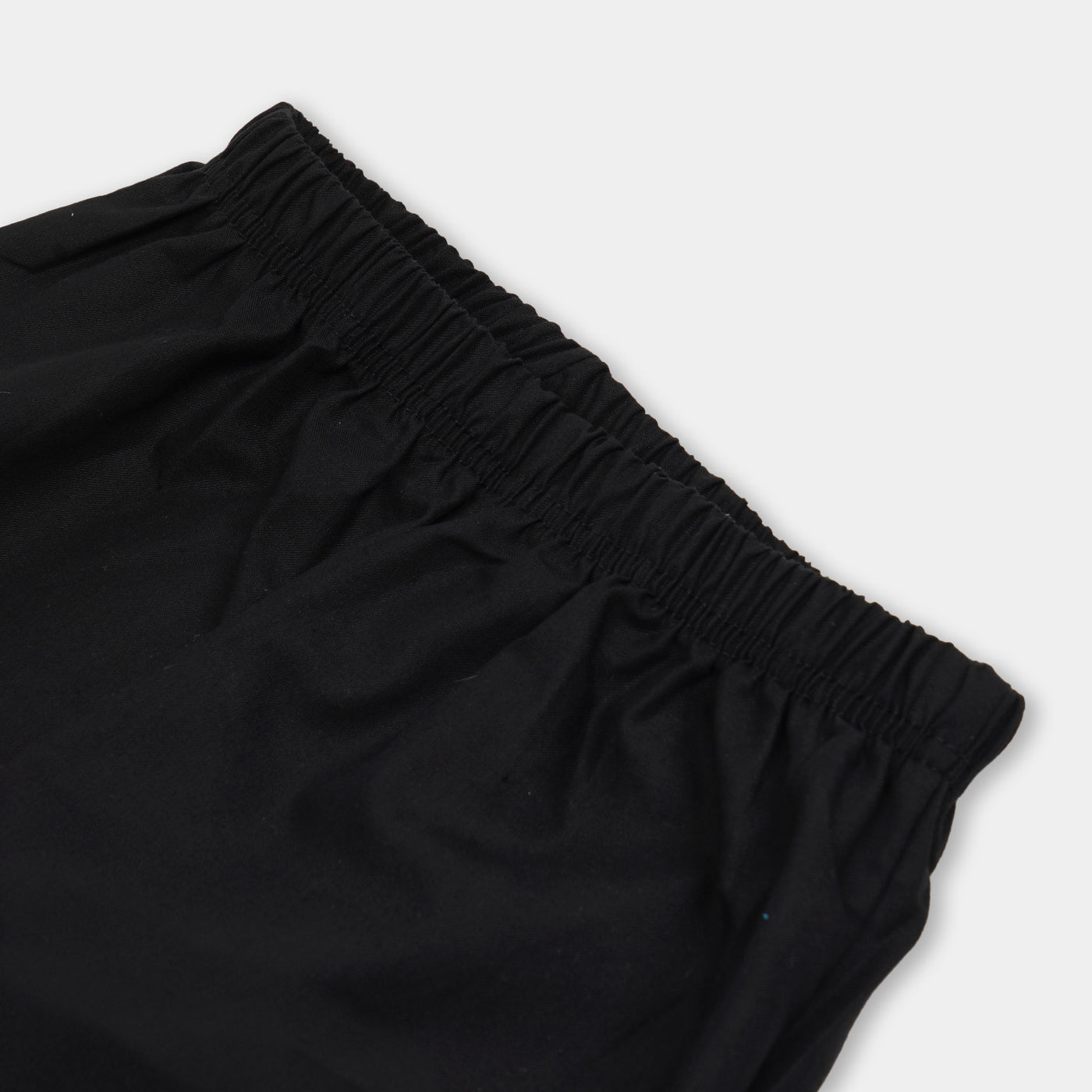 Girls Casual Plain Pant-Black