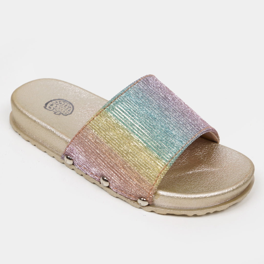Girls Slipper F-25 - Gold