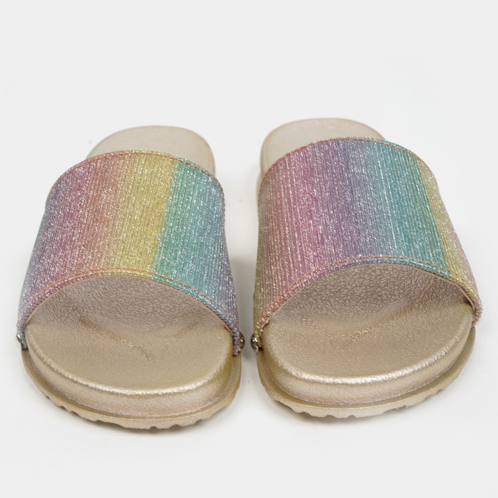 Girls Slipper F-25 - Gold