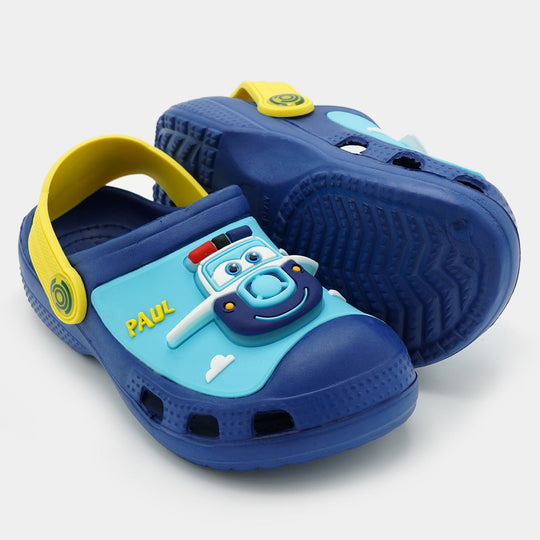 CHARACTER BOYS LIGHTNING NON-SLIP SLIPPER-Blue