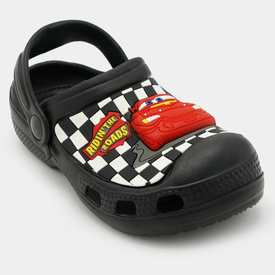 CHARACTER BOYS LIGHTNING Clogs NON-SLIP SLIPPER-BLACK