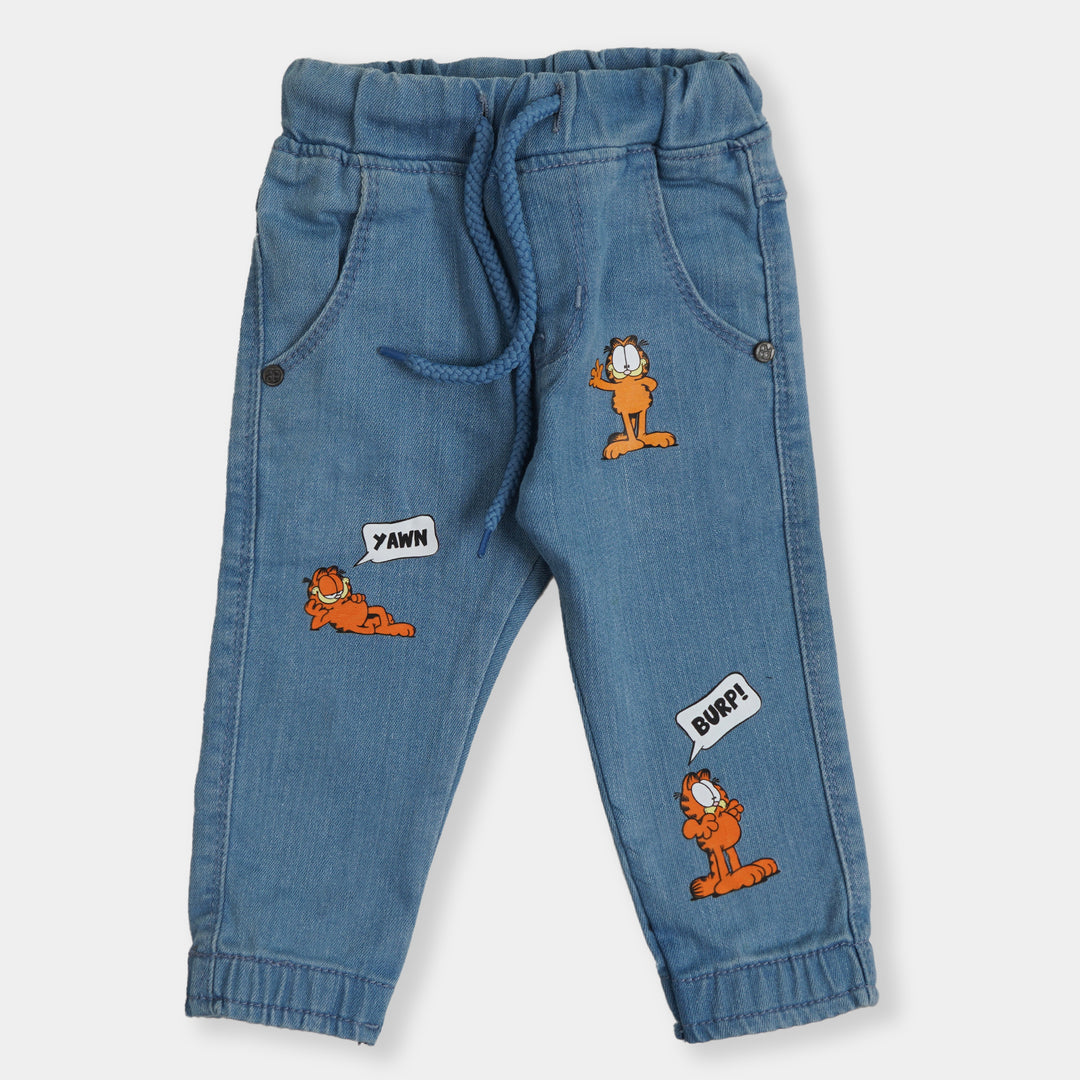 Infant Boys Pant Denim Character- Ice Blue