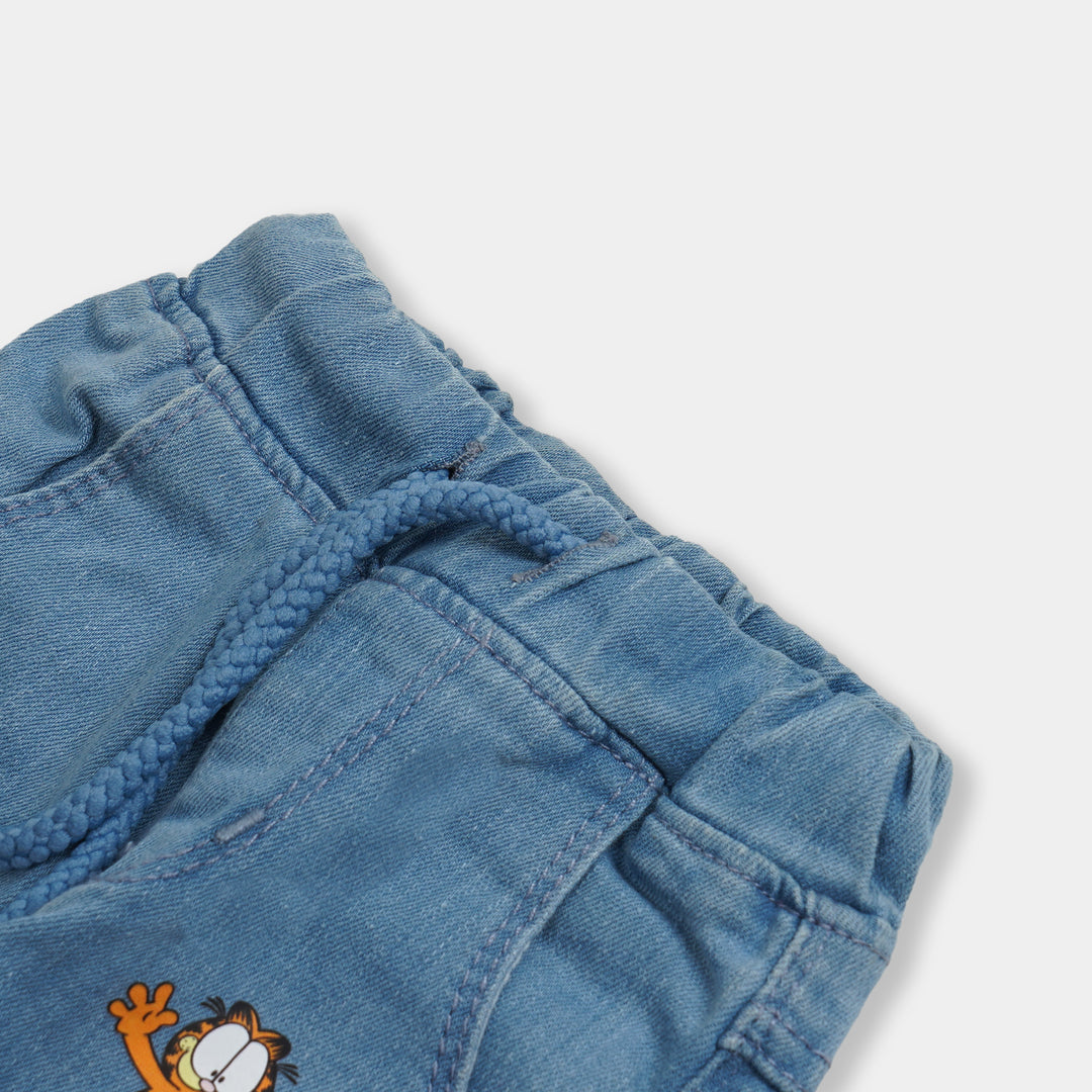 Infant Boys Pant Denim Character- Ice Blue