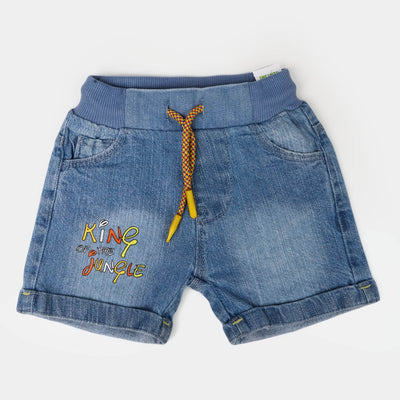 Infant Boys Denim Short Jungle - LIGHT BLUE