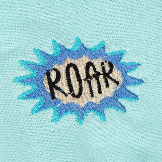 Boys Terry Pyjama Roar - Sky Blue