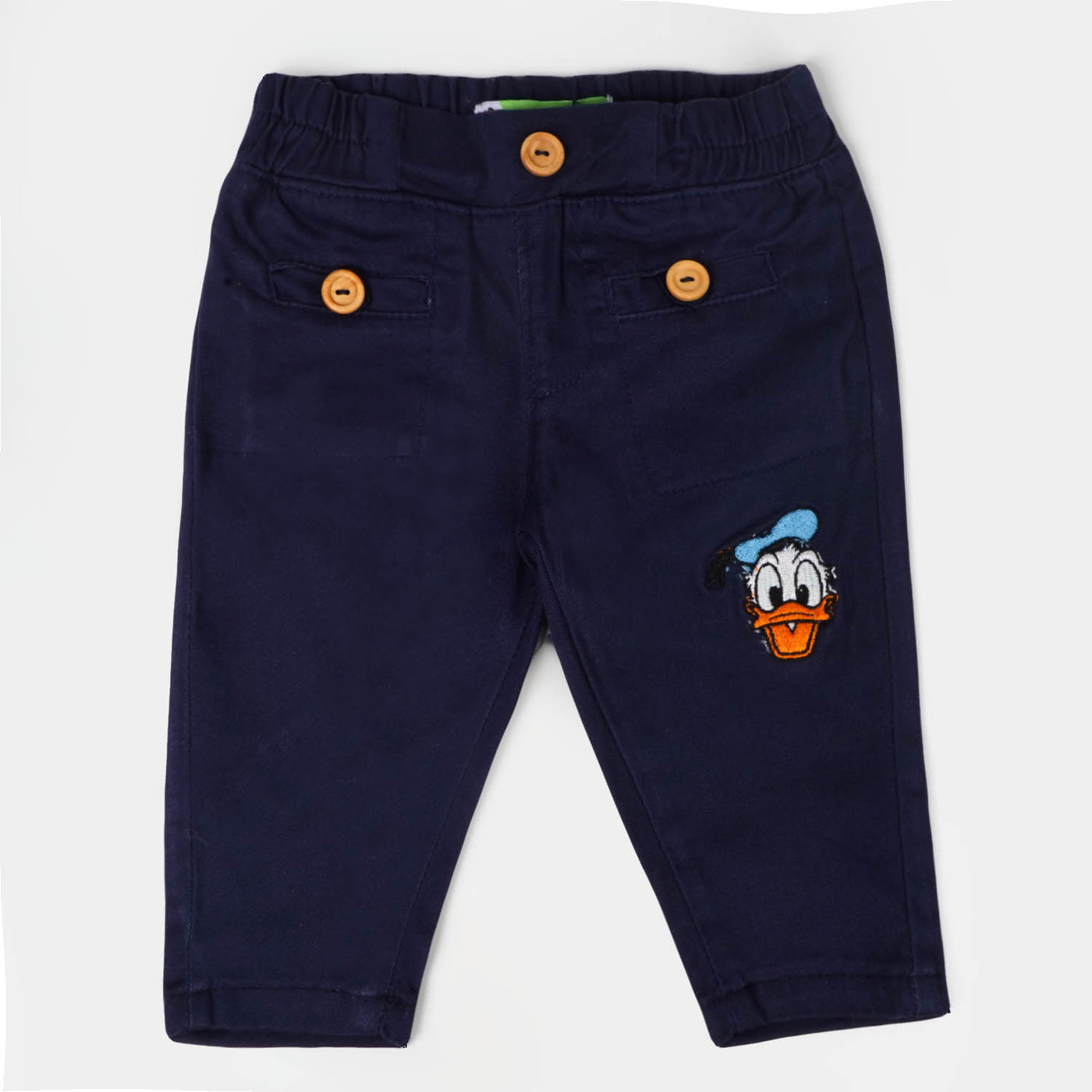 Infant Boys Cotton Pant Character - Navy Blue