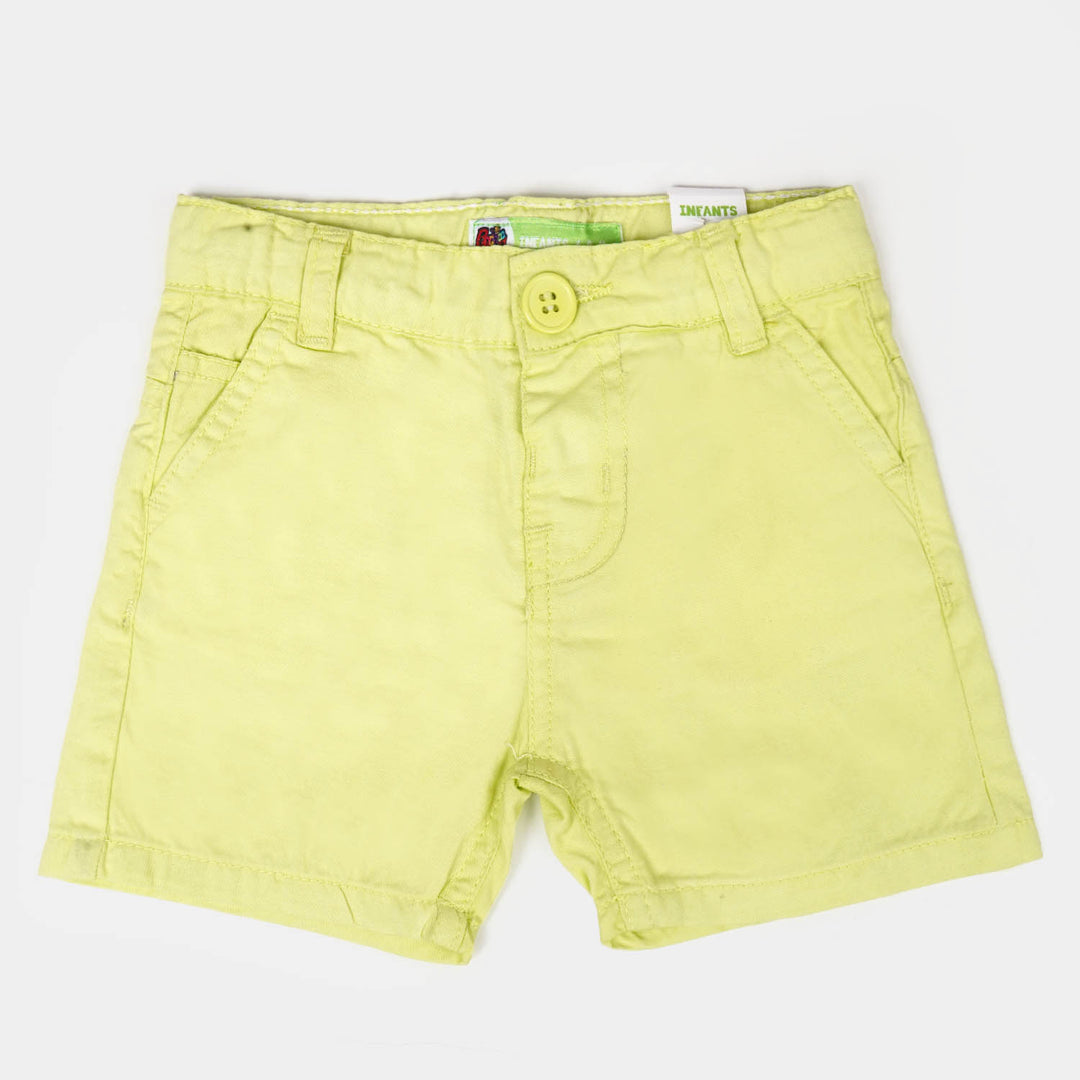 Infant Boys Cotton Short Basic - Sharp Green