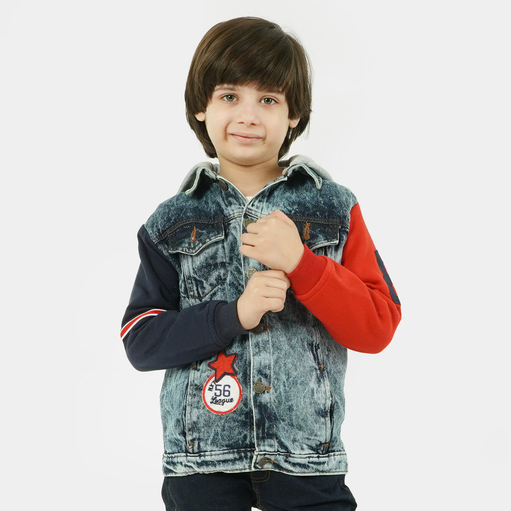 Boys Denim Jacket League - Blue