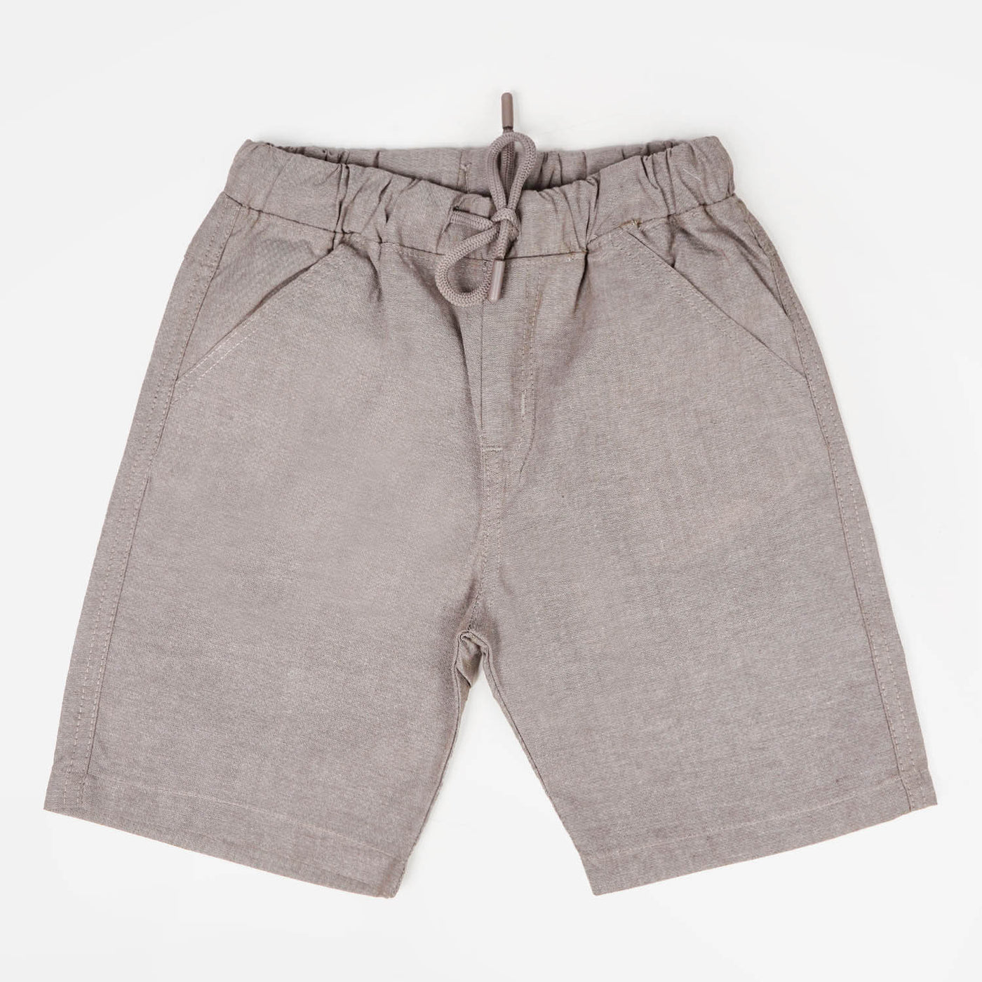 Boys Cotton Suit - Greyish Brown