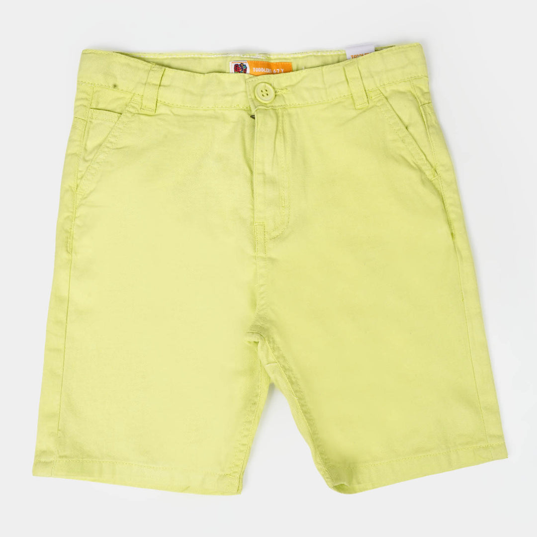 Boys Cotton Short Basic - Sharp Green